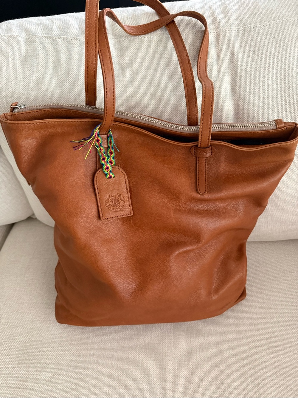 Brand new Consuela market tote Brandy
